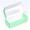 10695 Коробка для рулета 26*10*8см Зелёная окно 10695 - фото 7236